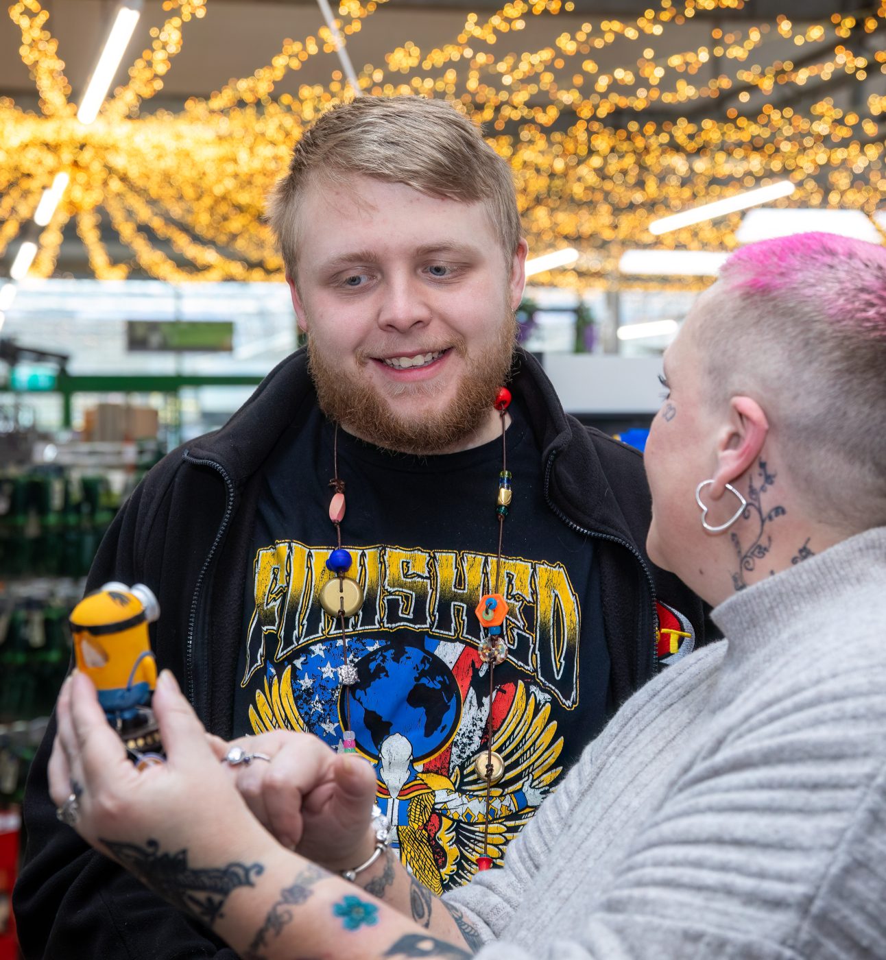 Andre at the garden centre